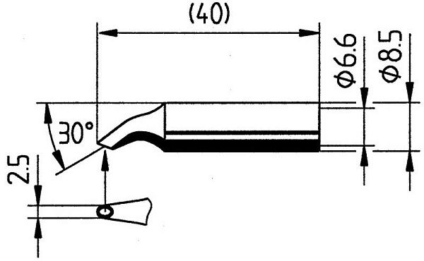 Жало паяльное Ersa 832HD