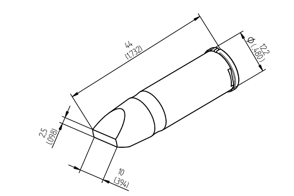 Насадка Ersa 242CDLF100