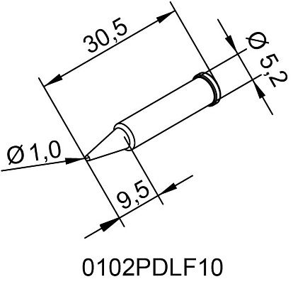 Жало паяльное Ersa 102PDLF10