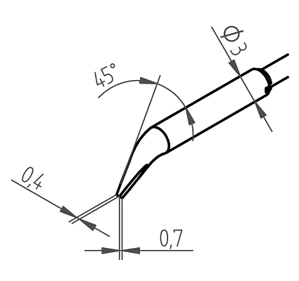 Насадки для выпаивания Ersa 462MDLF007
