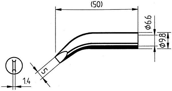 Жало паяльное Ersa 832RD