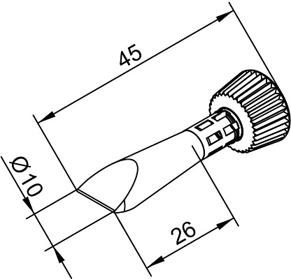 Жало паяльное Ersa 102CDLF100C